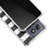 Black and White Striped Marble Moto G Power 5G (2025) Clear Case