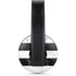 Black and White Striped Marble PlayStation 4 Gold Wireless Headset Skin