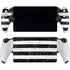 Black and White Striped Marble PlayStation Portal Remote Player Skin