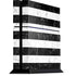 Black and White Striped Marble PlayStation PS4 Skins