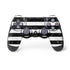 Black and White Striped Marble PlayStation PS4 Skins