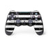 Black and White Striped Marble PlayStation PS4 Skins