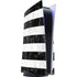 Black and White Striped Marble PlayStation PS5 Skins