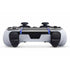 Black and White Striped Marble PS5 DualSense Edge Pro Controller Skin