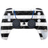 Black and White Striped Marble PS5 Pro Bundle Skin