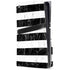 Black and White Striped Marble PlayStation PS5 Skins
