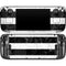 Black and White Striped Marble Steam Deck Handheld Gaming Computer OLED Skin
