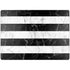 Black and White Striped Marble Surface Laptop 7 13.8in Skin