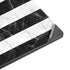 Black and White Striped Marble Surface Laptop 7 15in Skin