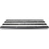 Black and White Striped Marble Laptop Skins