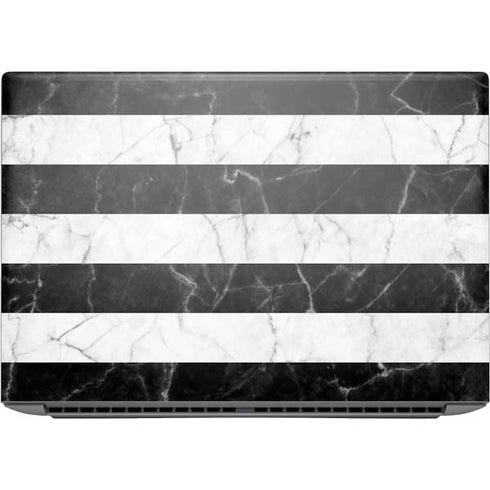 Black and White Striped Marble HP ZBook Fury 16 G10 Skin