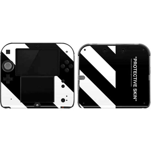 Black and White Stripes Nintendo Skins