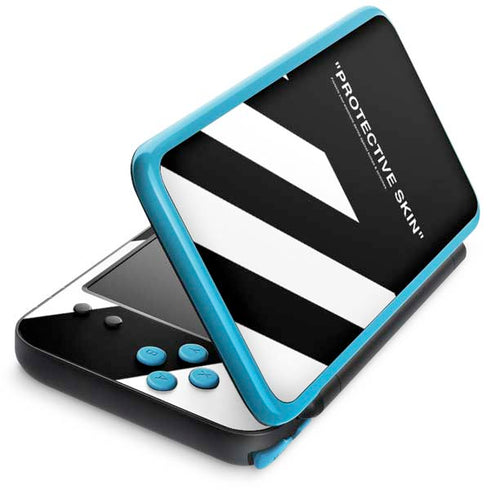 Black and White Stripes Nintendo Skins