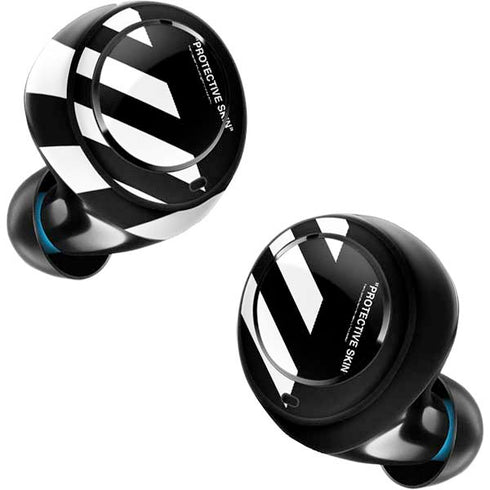 Black and White Stripes Amazon Echo Buds Skin