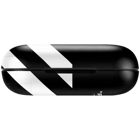 Black and White Stripes Amazon Echo Buds Skin
