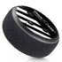 Black and White Stripes Amazon Echo Dot Skin