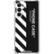 Black and White Stripes Galaxy A16 5G Clear Case
