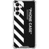 Black and White Stripes Galaxy A16 5G Clear Case
