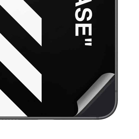 Black and White Stripes Galaxy A16 5G Skin
