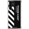 Black and White Stripes Galaxy S23 Ultra Clear Case