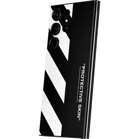 Black and White Stripes Galaxy Skins