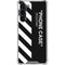 Black and White Stripes Galaxy S24 FE Clear Case