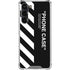 Black and White Stripes Galaxy S24 FE Clear Case