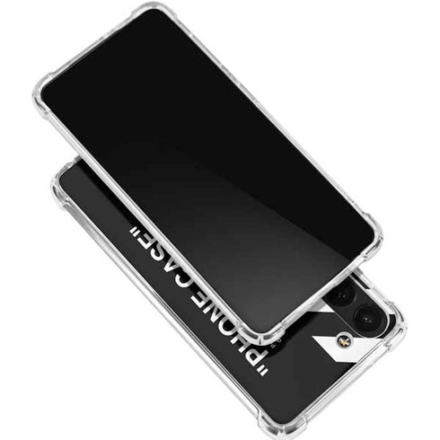 Black and White Stripes Galaxy S24 FE Clear Case