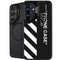 Black and White Stripes Galaxy S25 Kickstand Case