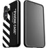 Black and White Stripes Galaxy S25 Plus Impact Case
