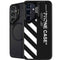 Black and White Stripes Galaxy S25 Plus Kickstand Case