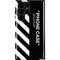 Black and White Stripes Galaxy S25 Ultra Impact Case