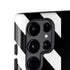 Black and White Stripes Galaxy S25 Ultra Impact Case