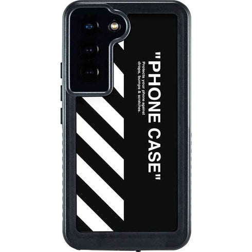 Black and White Stripes Galaxy S24 Waterproof Case