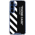 Black and White Stripes Galaxy S25 Plus Clear Case
