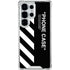 Black and White Stripes Galaxy S25 Ultra Clear Case