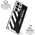 Black and White Stripes Galaxy S25 Ultra Clear Case