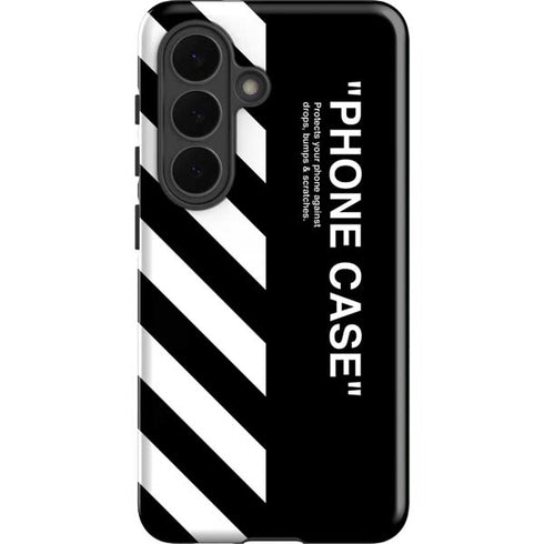 Black and White Stripes Galaxy S26 Impact Case