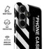 Black and White Stripes Galaxy S26 Impact Case