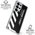 Black and White Stripes Galaxy S26 Ultra Clear Case