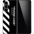 Black and White Stripes Galaxy Z Fold5 5G Skin