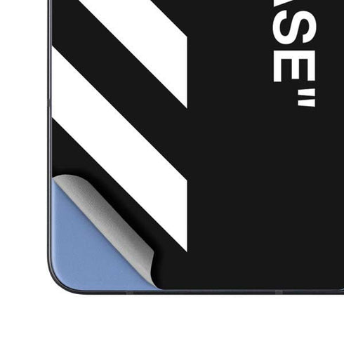 Black and White Stripes Galaxy Z Fold5 5G Skin