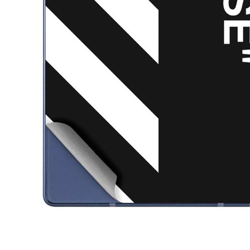 Black and White Stripes Galaxy Z Fold6 Skin