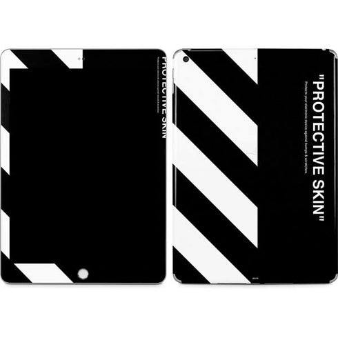 Black and White Stripes Apple iPad Skin
