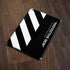 Black and White Stripes Apple iPad Skin
