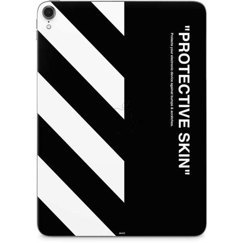 Black and White Stripes Apple iPad Pro Skin
