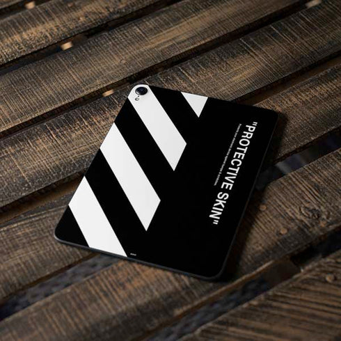 Black and White Stripes Apple iPad Pro Skin