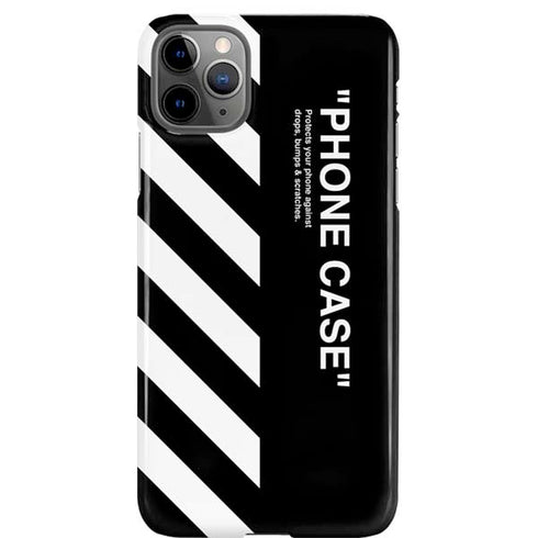 Black and White Stripes iPhone Cases