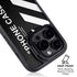 Black and White Stripes iPhone 13 Pro Kickstand Case