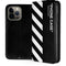 Black and White Stripes iPhone 13 Pro Max Folio Case